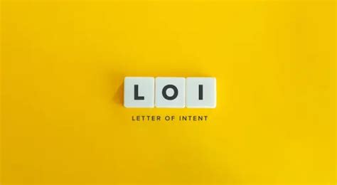letter of intent betekenis